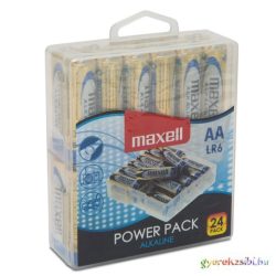 Maxell: Alkáli ceruzaelem 1.5V AA LR6 24db-os Mega Pack