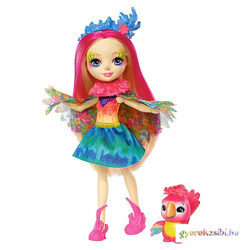 Enchantimals: Peeki Parrot baba és Sheeny papagáj - Mattel