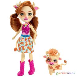   Enchantimals: Cailey Cow baba és Curdle játékfigura - Mattel