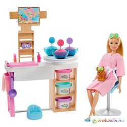   Barbie feltöltődés: Szépségszalon játékszett kiegészítőkkel - Mattel