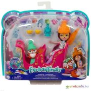 Enchantimals: Felicity Fox szánnal és kisállattal - Mattel
