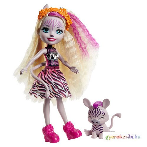 Enchantimals: Zadie Zebra & Ref figura szett - Mattel