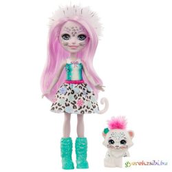   Enchantimals: Sybill Snow Leopard & Flake figura szett - Mattel
