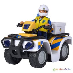   Sam a tűzoltó: Malcolm rendőr quad járgánnyal - Simba Toys