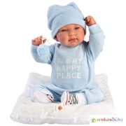 Llorens: Tino 44cm-es síró baba kék ruhában