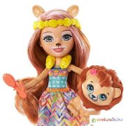Enchantimals: Stylin’ Salon szépségszalon Lacey Lion babával - Mattel