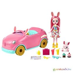 Enchantimals Nyuszimobil játékszett figurával - Mattel