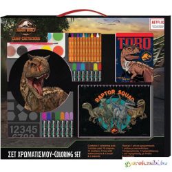 Jurassic World: Krétakori tábor színező szett 54x47cm