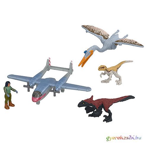 Jurassic World Mini Dinó multipack Fight or flight figura szett
