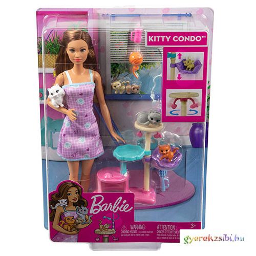 Barbie: Cicakuckó játékszett - Mattel