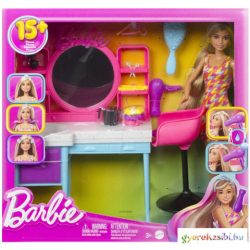   Barbie® Totally Hair: Fodrászat játékszett babával és kiegészítőkkel - Mattel