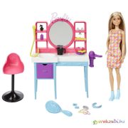 Barbie® Totally Hair: Fodrászat játékszett babával és kiegészítőkkel - Mattel