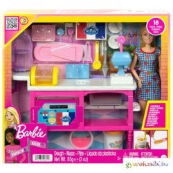   Barbie®: Barbie francia kávézója játékszett gyurmával - Mattel
