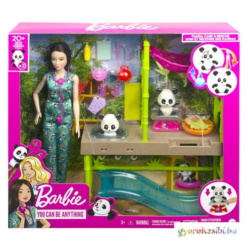 Barbie®: Pandaovi játékszett babával és kiegészítőkkel - Mattel
