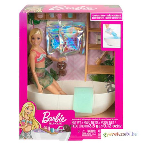 Barbie®: Feltöltődés - Pezsgőfürdő játékszett - Mattel