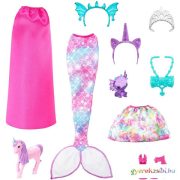 Barbie® Fairytale: Átváltozó sellő baba 2023 kiegészítőkkel - Mattel
