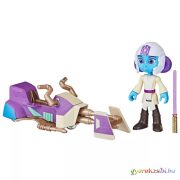 Star Wars: Fiatal Jedik kalandjai - Lys Solay figuraszett fogattal 7,5cm - Hasbro