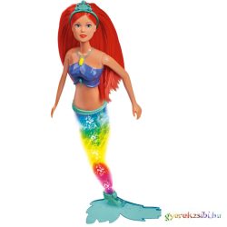   Steffi Love: Sellő baba szivárványos világító uszonnyal 29cm - Simba Toys