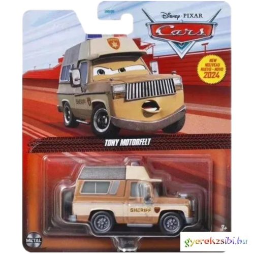 Verdák: Tony Motorfelt karakter kisautó 1/55 - Mattel