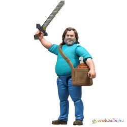   Minecraft: Egy Minecraft film Steve akciófigura kiegészítőkkel - Mattel