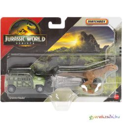   Matchbox Jurassic World: Tyranno-Hauler dinó szállító kisautó 1/64 - Mattel