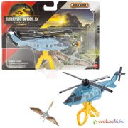 Matchbox Jurassic World: Quetzal-Copter dinó szállító jármű Quetzalcoatlus figurával - Mattel