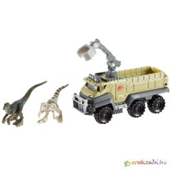   Matchbox Jurassic World: Velociraptor dinó szállító jármű - Mattel