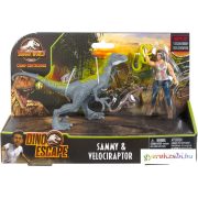 Jurassic World: Sammy és a Velociraptor szett
