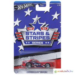   Hot Wheels: Stars & Stripes széria 2013 SRT Viper 1/64 - Mattel