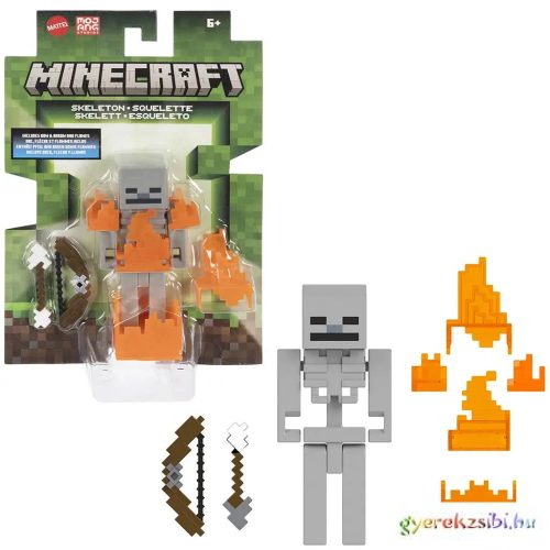 Minecraft: Skeleton csontváz karakter figura szett - Mattel