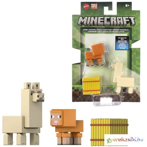 Minecraft: Bébi állatok karakter figura szett - Mattel