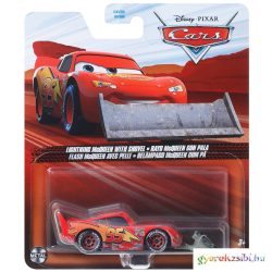   Verdák 3: Villám McQueen lapáttal karakter kisautó 1/55 - Mattel