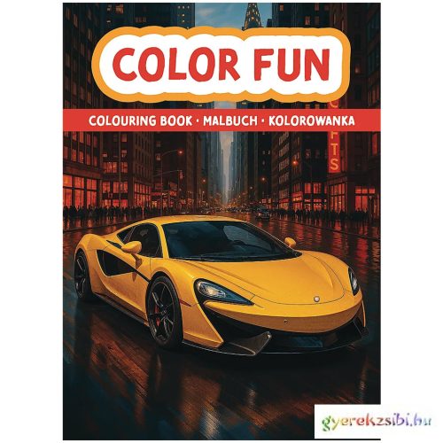 Száguldó járművek kifestőkönyv - Trefl