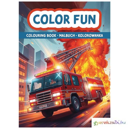 Hősök a városban mentőjárművek kifestőkönyv - Trefl