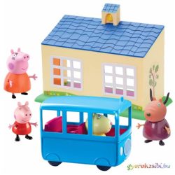 Peppa malac iskola és busz játékszett