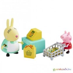 Peppa vásárol játékszett figurával