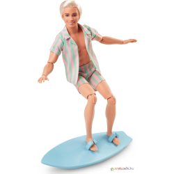   Barbie The Movie: Ken baba csíkos szettben szörfdeszkával - Mattel
